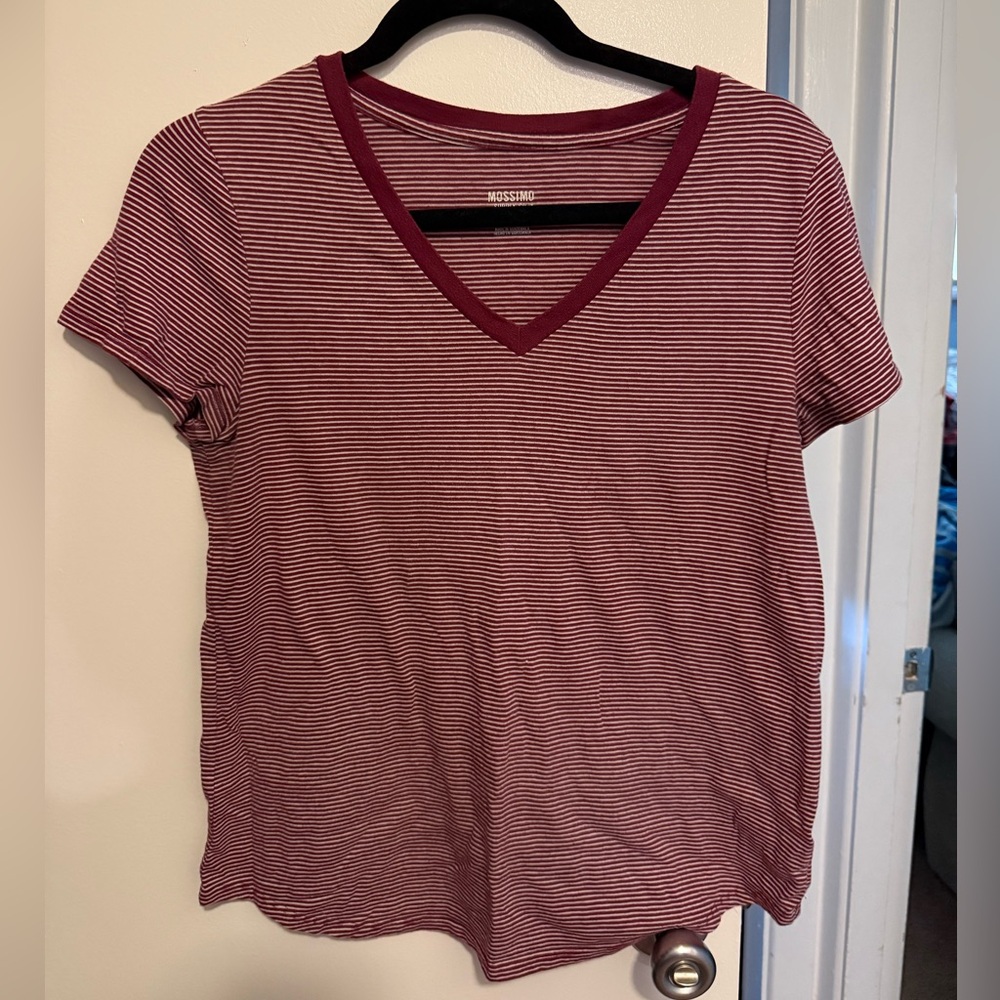 Striped short sleeve shirt